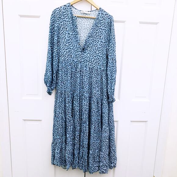 Zara Print Midi Dress - Picture 5 of 10